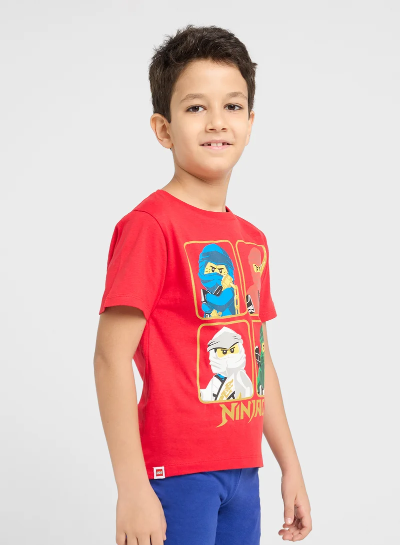 إكس بوكس LEGO NINJAGO Boys Printed Short Sleeve Pyjama set