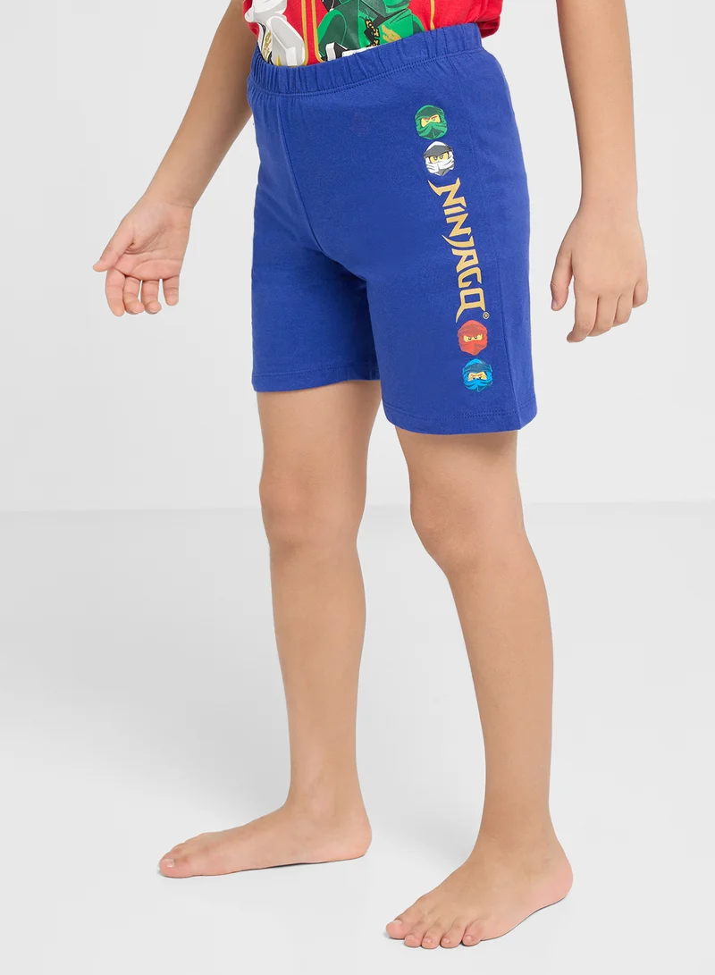 إكس بوكس LEGO NINJAGO Boys Printed Short Sleeve Pyjama set