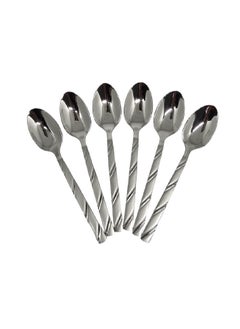 Elegant Stainless Steel 6 Pcs Spoon Set.