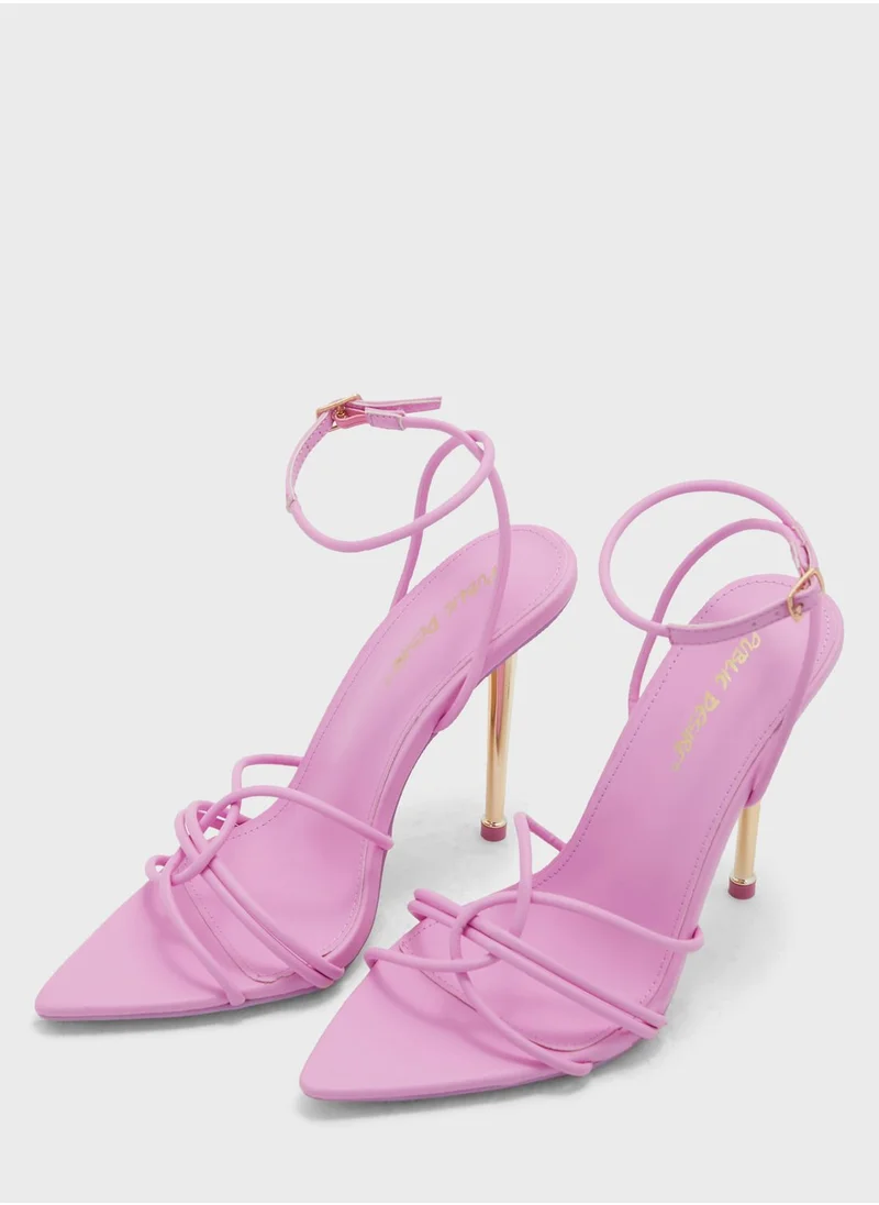 PUBLIC DESIRE Risque High Heel Sandals