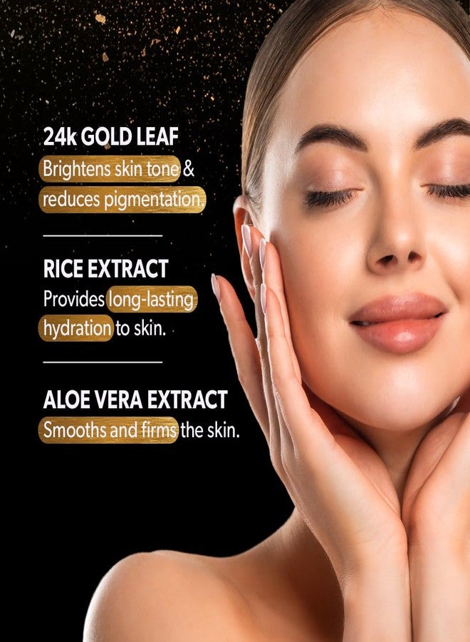 Twasa 24k Gold Face Wash For Skin Brightening, Glowing & Hydrating with Vitamin E & Rice Extract | For Women & Men | 100ml - Image 4