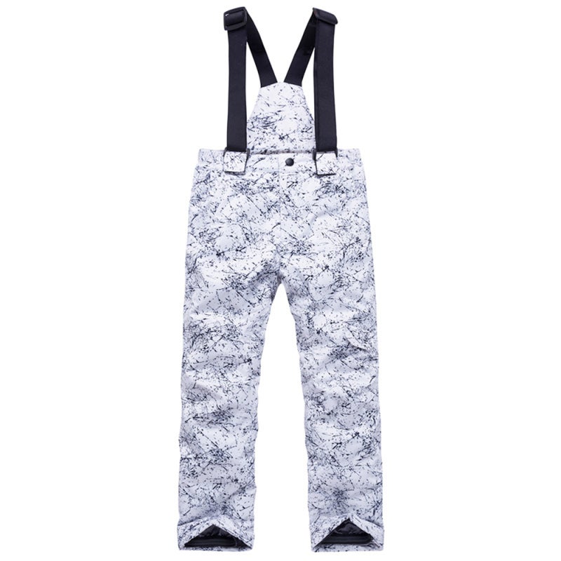 Kids Snow Pants XL: Waterproof Windproof Warm - Adjustable Trouser Foot Removable Suspenders for Outdoor Winter Activities - Image 1