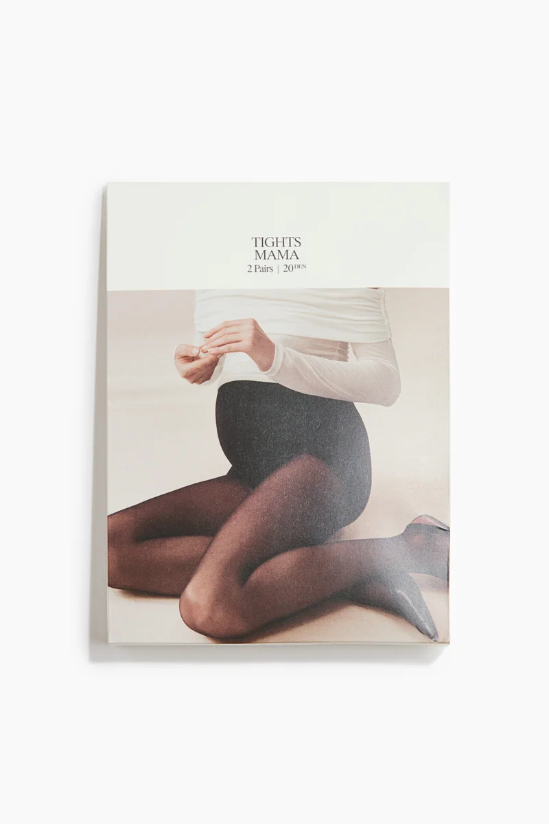 MAMA 2-pack tights 20 denier with Lycra®