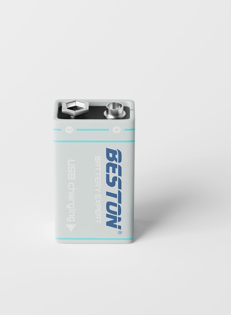 بيستون بطارية BESTON 9V ليثيوم أيون بسعة 1000mAh مع مدخل Micro USB - Image 5
