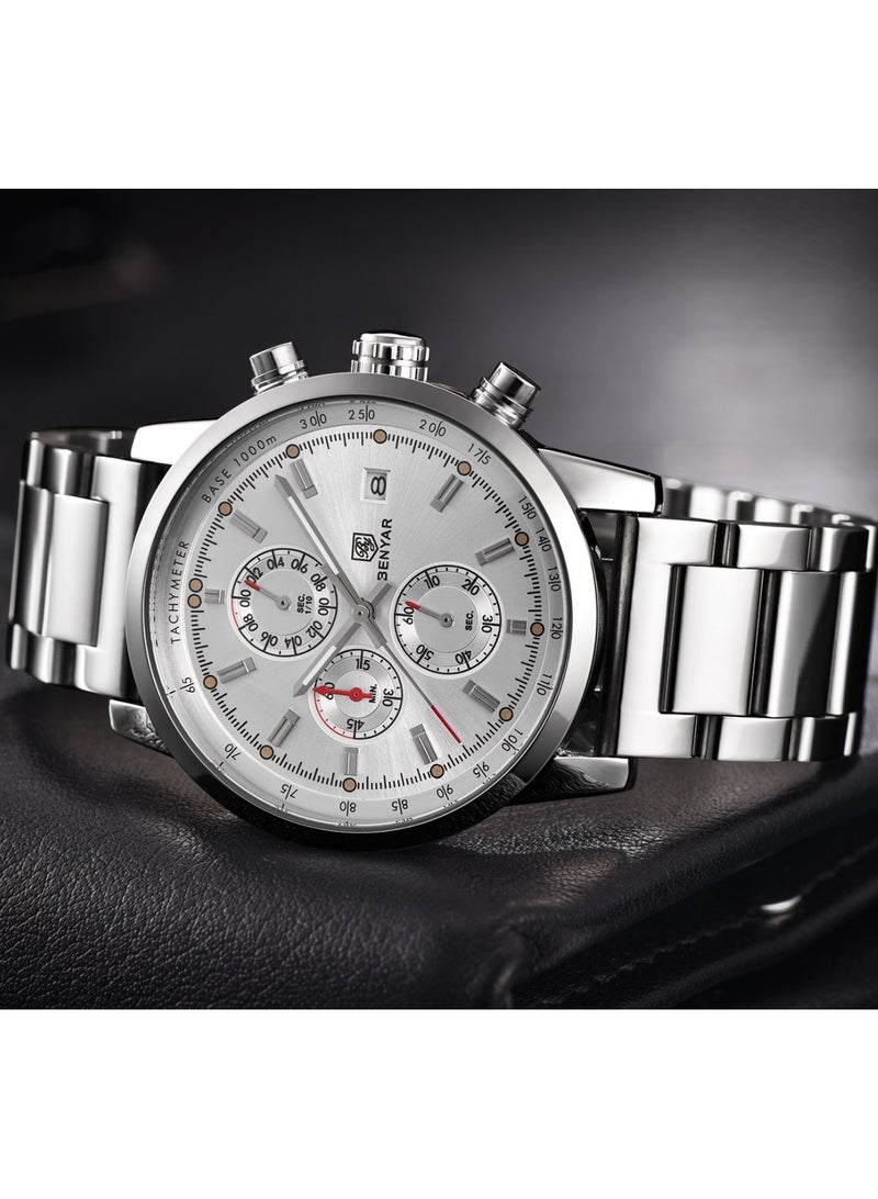 بينيار ساعات رجاليه  كوارتز ضد الماء - Image 2