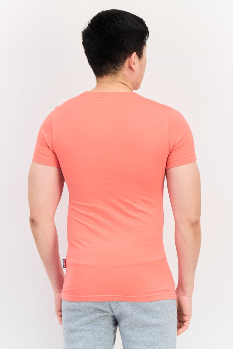 PUMA Men Sportswear Fit Short Sleeve Outdoor T-Shirt, Dark Orange - Image 2