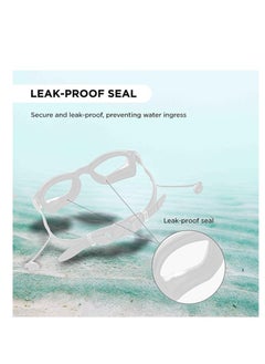 ENDLESS  EL1005 Stylish Swimming Goggle with Anti-Fog and UV Protection | Material : Silicon, PU | Attached Ear Buds and Adjustable Strap | Soft Silicone Gasket for Leak Proof | With Hard Case  - Image 4