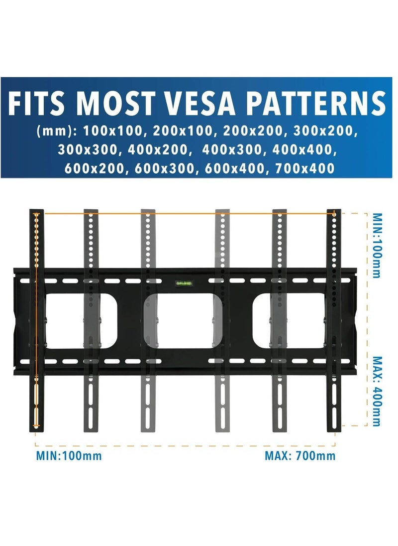 BGM Tilting TV Wall Mount Bracket For Samsung Sony LG,TCL Element 32 40 42 47 50 55 60 65 Inch TVs VESA 200x200 400x400 600x400, 750x450 Compatible Premium Tilt 175 Lbs Capacity  - Image 4