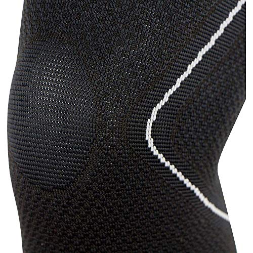 Pure Compression Compression Knee Support Sleeve - Relieve Knee Pain, Recovery Sleeve for Men and Women - Great for Running, Weight Lifting, Sports (Small, Black) - Image 4