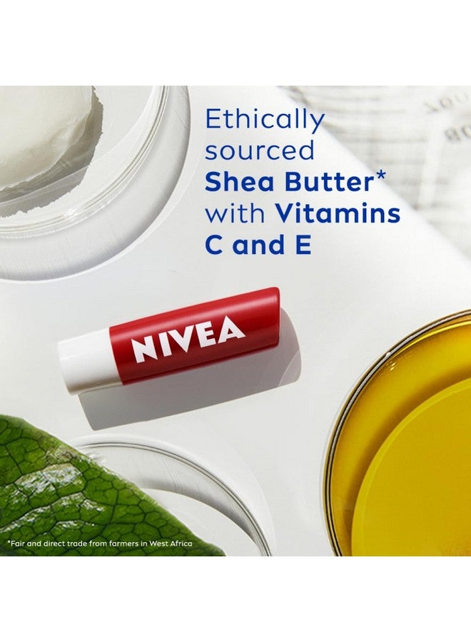 Nivea Shine Caring Lip Balm, Pomegranate, 4.8G, Red - Image 4