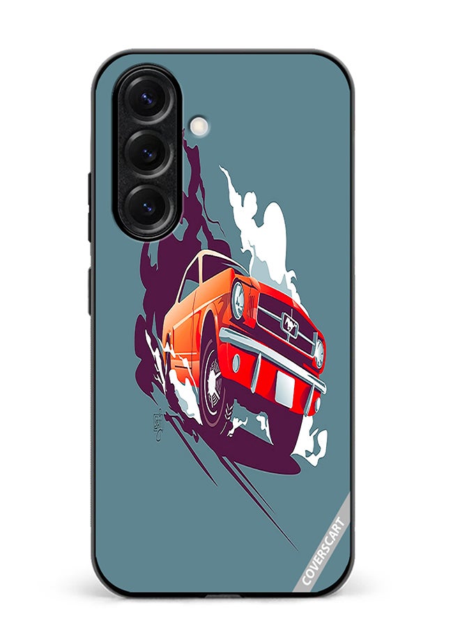 VR CREATIVE Protective Case Cover For Samsung Galaxy S25 Plus Mustang Design Multicolour