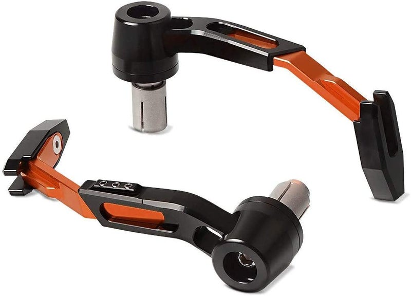 Motorcycle Adjustable Brake Clutch CNC Lever Protector Guard (Orange)