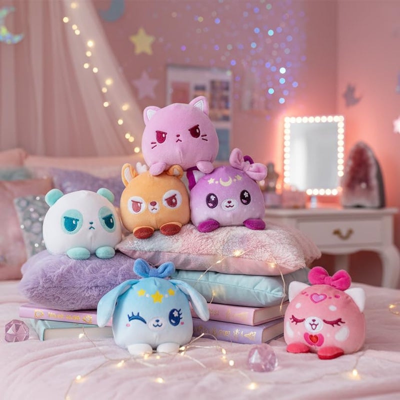 TeeTurtle Starlight Kingdom Magical Girl Series Reversible Plushie Mystery Box - 3-Inch Blind Box Plush with Embroidered Details - Cute Collectible Surprise Toy for Kids, Teens, and Adults - Image 2