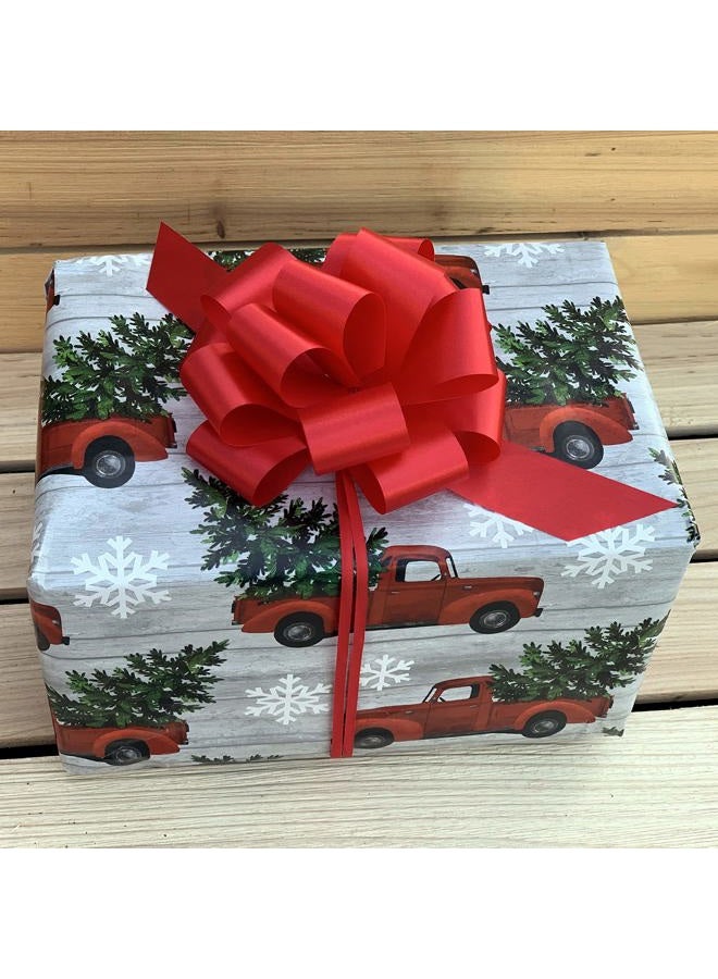 GiftWrap Etc. Red Christmas Gift Pull Bows - 5" Wide, Set of 10, Memorial Day, 4th of July, Gift Bows, Wreath, Garland, Gift Basket, Presents, Birthday, Fundraiser, Decoration, Valentine's Day - Image 5