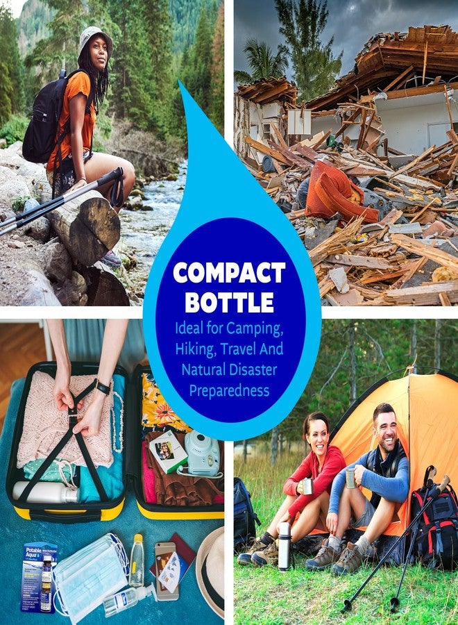 Potable Aqua Water Purification Tablets with PA Plus, Portable and Effective Solution for Camping, Hiking, Emergencies, Natural Disasters and International Travel, Two 50ct Bottles - Image 4