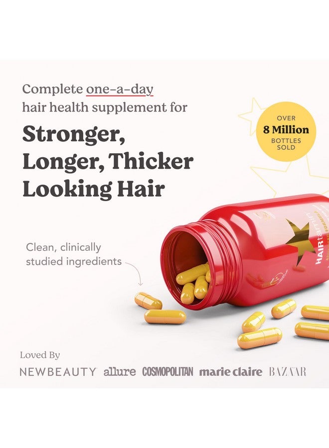 HAIRtamin Advanced Formula Hair Vitamins for Women & Men | Vegan 5000 Mcg Biotin Capsules Vitamin Supplement | Hair Skin and Nail Capsule Supplement to Promote Hair Growth & Thickness | 30 Count - Image 2