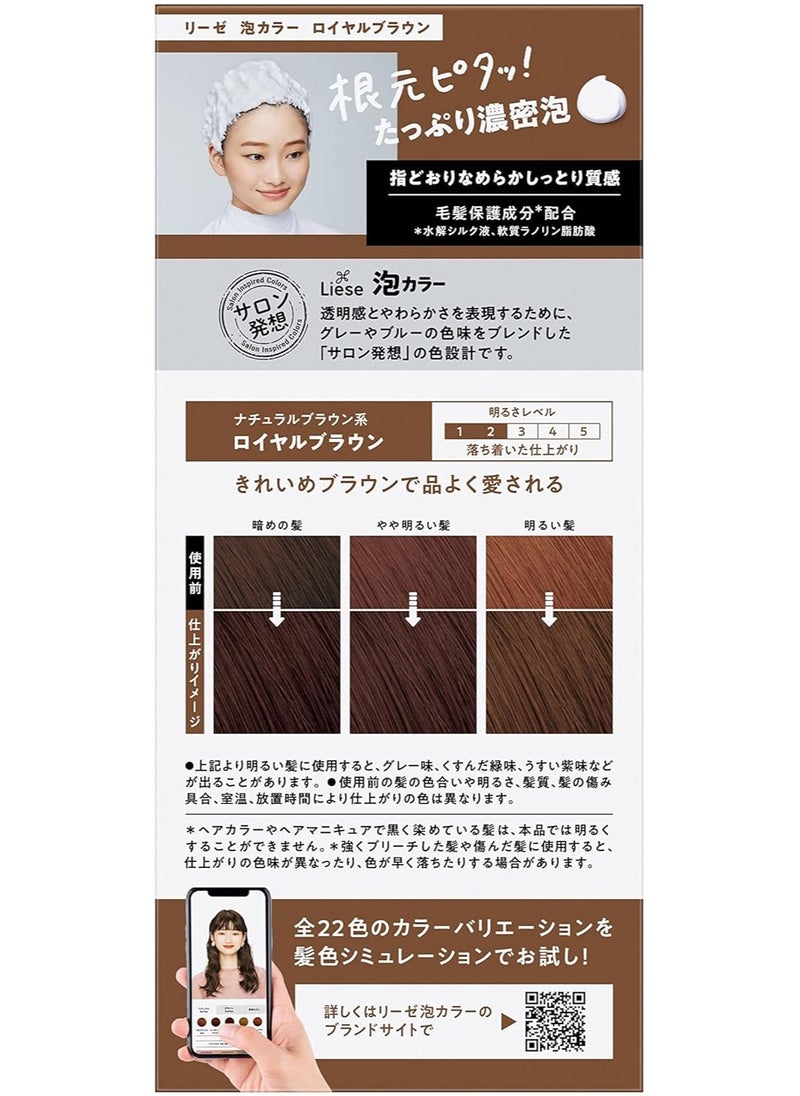 Liese Kao Bubble Hair Color - Royal Brown - pzsku/ZE0C07258E2BF202CC301Z/45/_/1730189889/db16b11d-200c-4322-b890-a96a69c96295