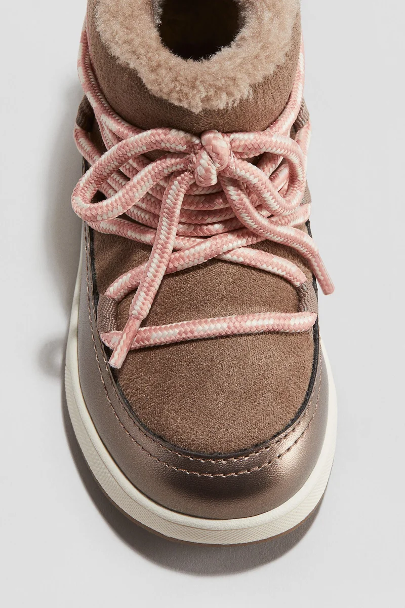 اتش اند ام حذاء للثلج بتبطين ناعم