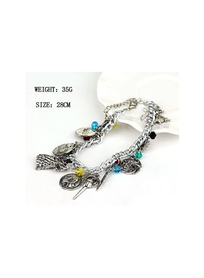 JOLLITY LLC Got Charms Bracelet, Game of the Crowns Inspired 12 Assorted Multiple Symbol Representing Your Favorite TV Play, House Stark/Lannister/Targaryen/Bolton/Tully/Hand of the King - Image 3