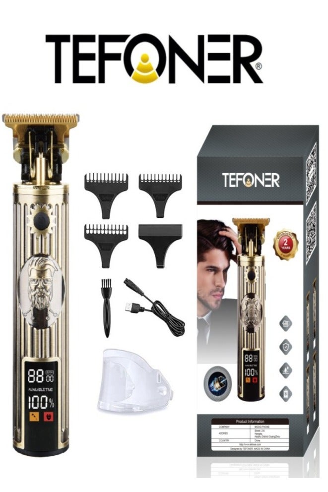 تيفونر ماكينة حلاقة TE-H015. مكينه حلاقه رجالي للذقن. حلاقه مكينه للرجال ضد الماء. مكنه حلاقه رجالي امنه لا تسبب جروح. ماكينة تشذيب بشاشة عرض ذكية. مكن حلاقه رجالي قوية من تيفونر. - Image 2