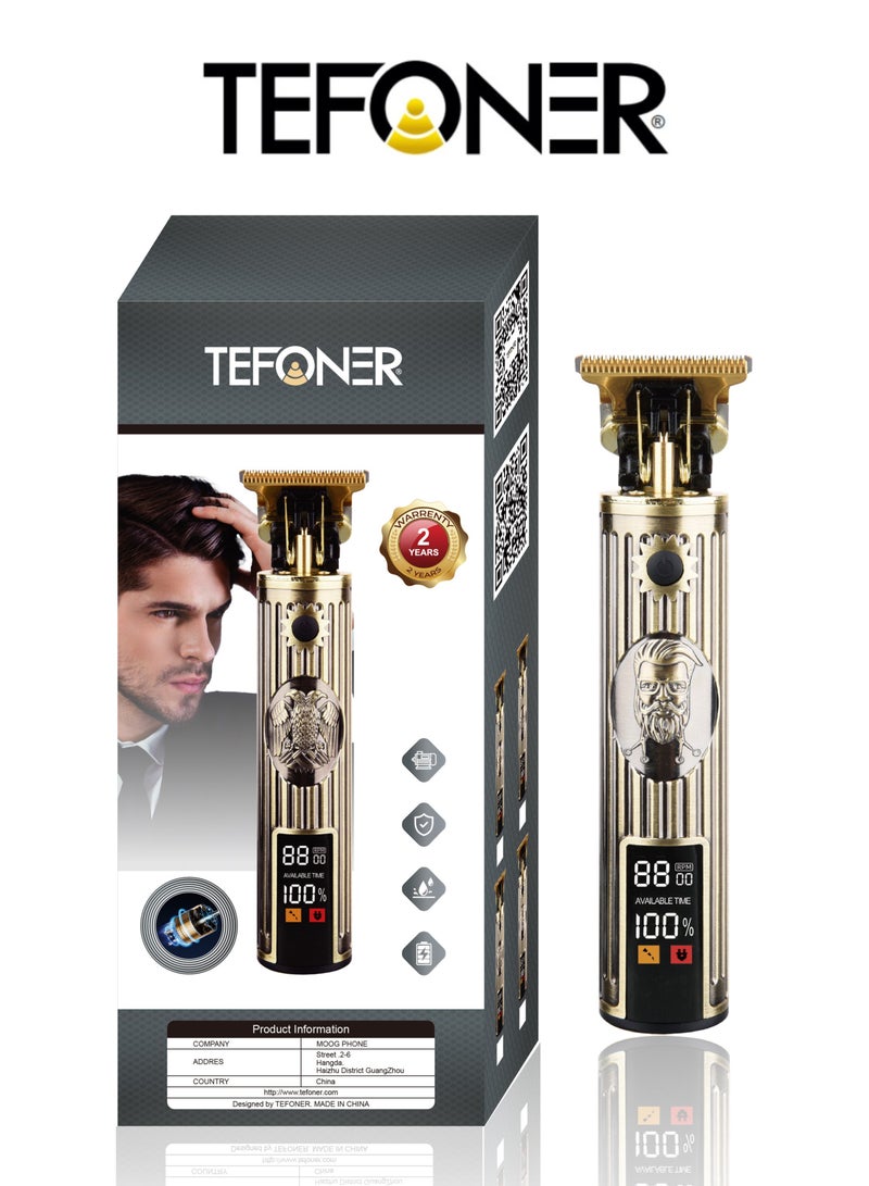 تيفونر ماكينة حلاقة TE-H015. مكينه حلاقه رجالي للذقن. حلاقه مكينه للرجال ضد الماء. مكنه حلاقه رجالي امنه لا تسبب جروح. ماكينة تشذيب بشاشة عرض ذكية. مكن حلاقه رجالي قوية من تيفونر. - Image 5