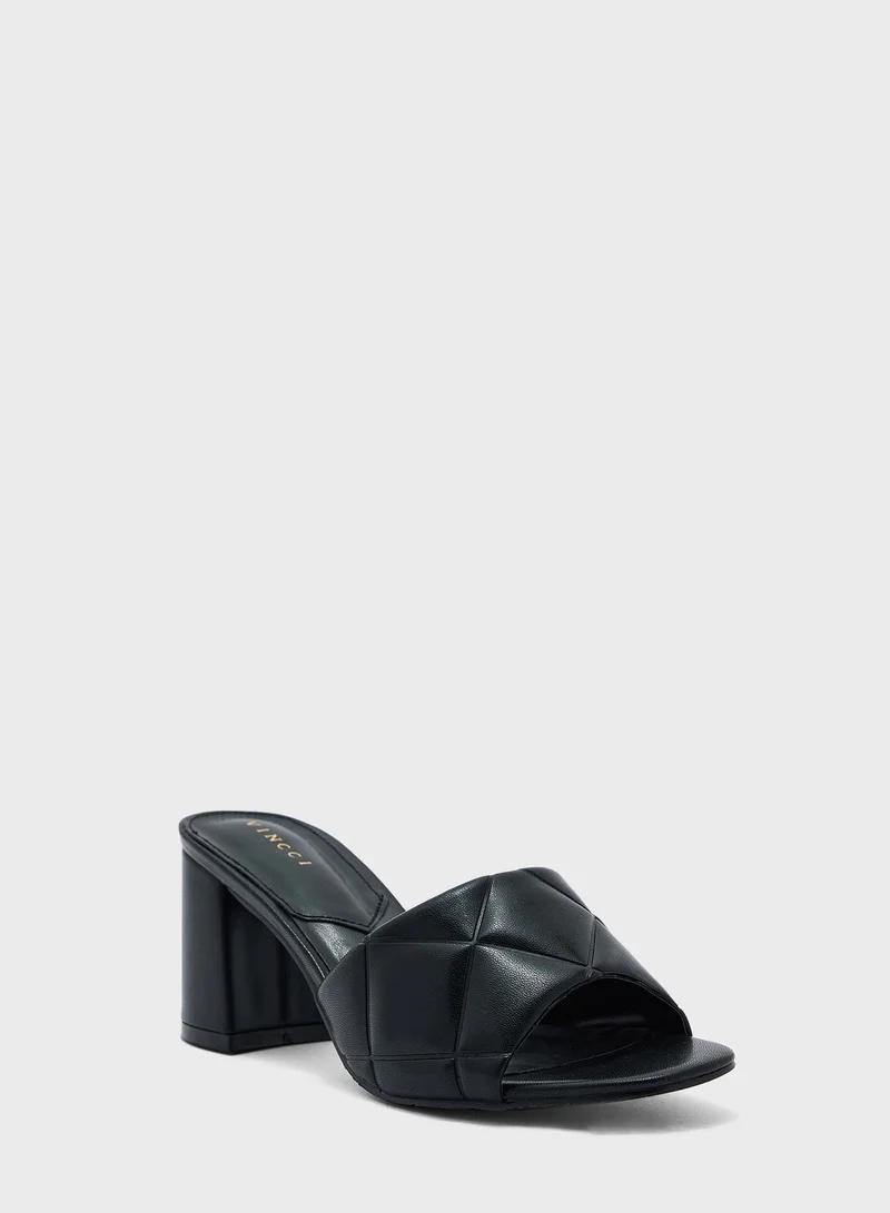 Vincci Quilted Strap Sandals