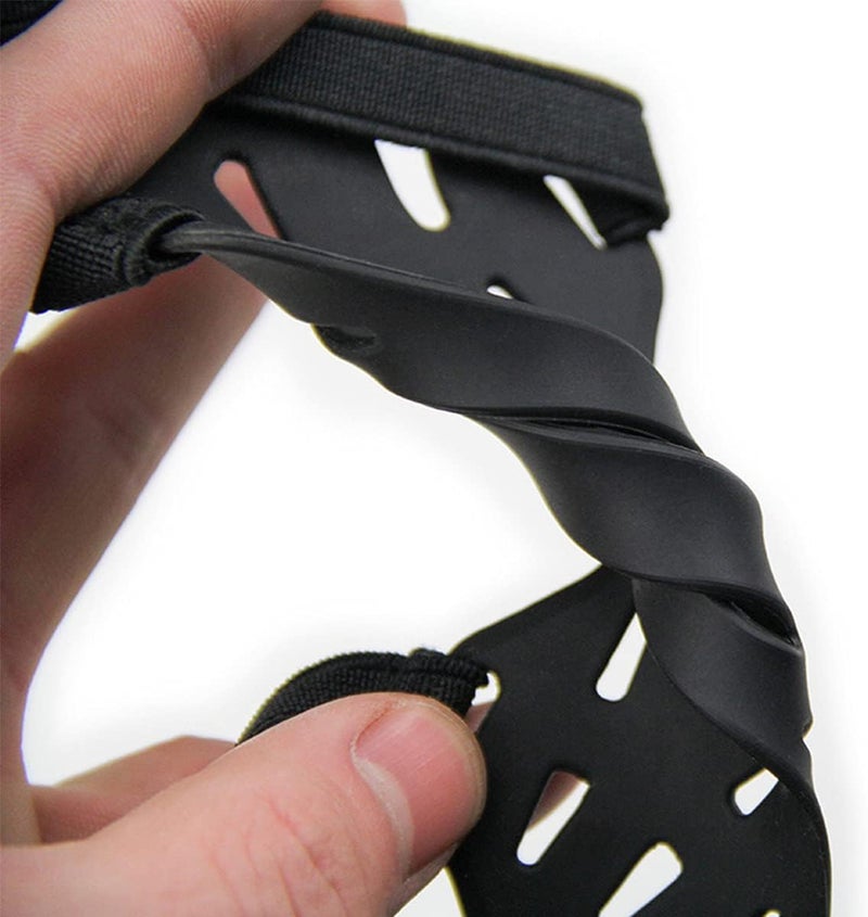 YRMJ 4 Pack Archery Armguard Adjustable 2 Straps Buckles Forearm Protector for Kids & Youth Recurve Bows Longbow Hunting Archers(Black, Blue, Red, Green) - Image 5