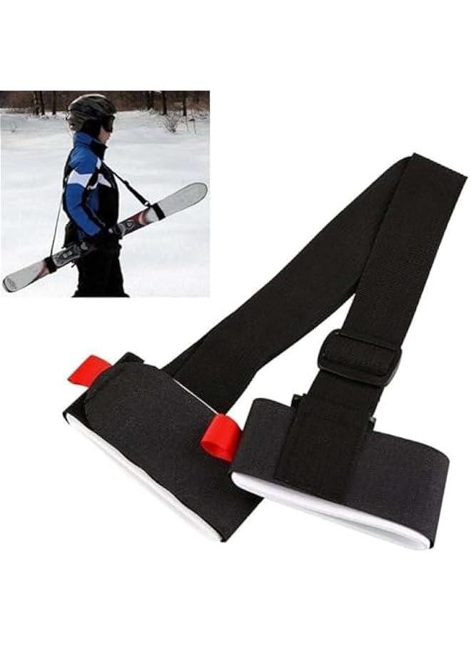 Generic Adjustable Ski Carrier Strap Adjustable Snowboard Shoulder Carrier Portable Snowboard Carrying Strap Easy to Use  - Image 2