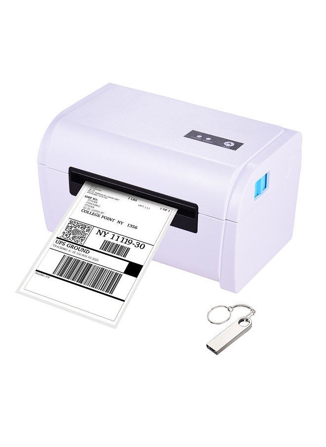 Generic Desktop Thermal Label Printer for 4x6 Shipping Package Label Maker 160mm/s High Speed USB Connection Thermal Sticker Printer Max.110mm Paper Width  - Image 2