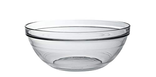 Duralex Gigogne Glass Stackable Mixing BowlsPrep Bowls Set of 6 Clear 2 qt 9 - Image 1