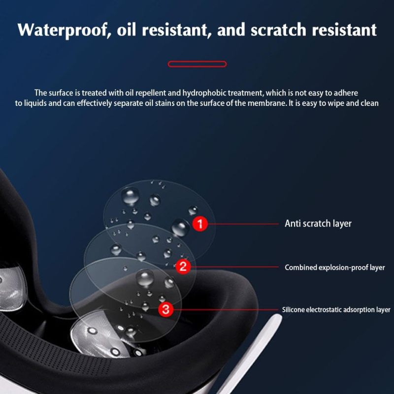 Quest 3 Lens Protector: 4-Piece Transparent Scratch-Resistant Film - Bubble-Free Easy Installation VR Screen Protector for Active VR Gamers & Home DIY Users - Image 3