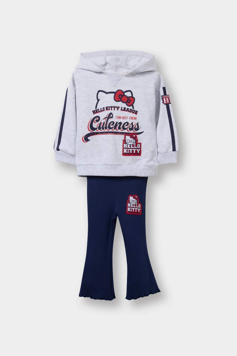 ديفاكتو Girl Hello Kitty Hooded Sweatshirt Leggings 2 Piece Set