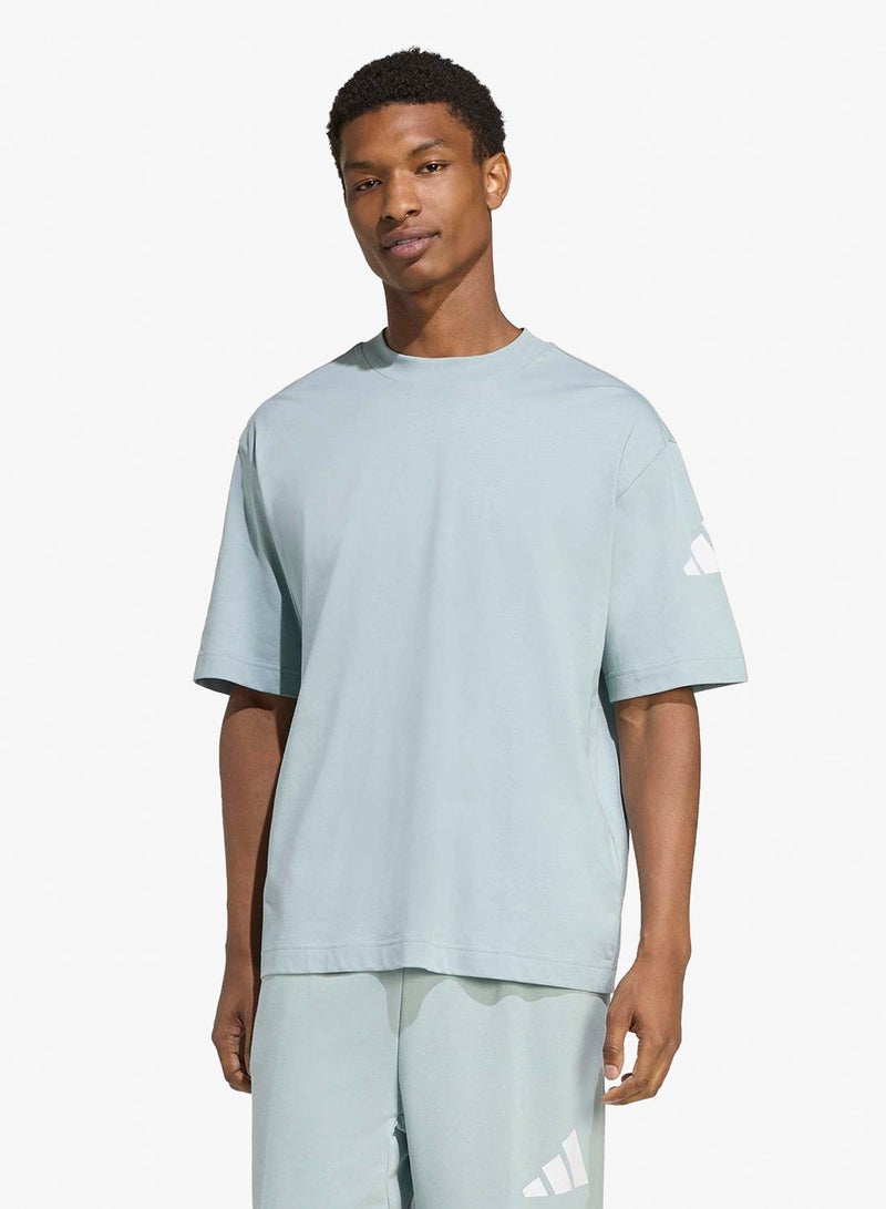 Adidas Essential Loose Fit 3 Bar Logo T-Shirt - Image 1