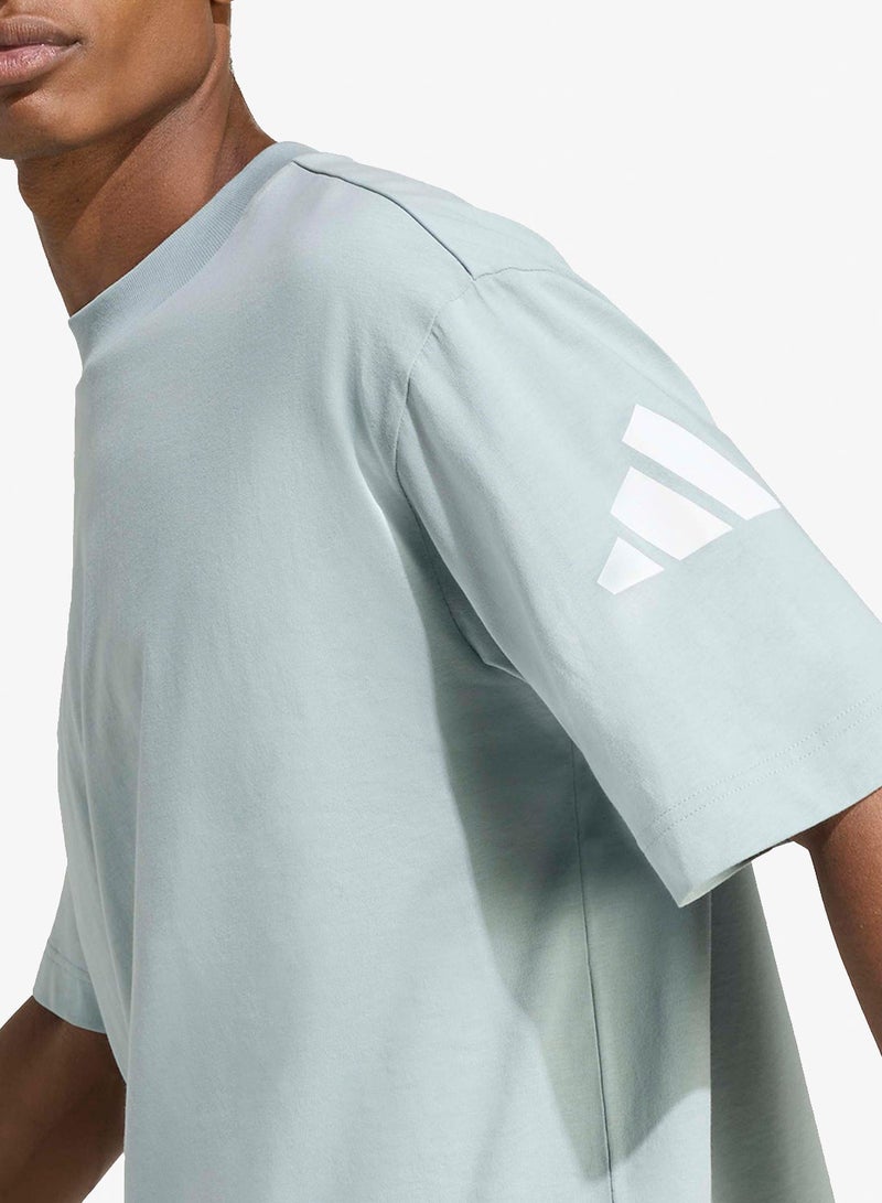 Adidas Essential Loose Fit 3 Bar Logo T-Shirt - Image 4