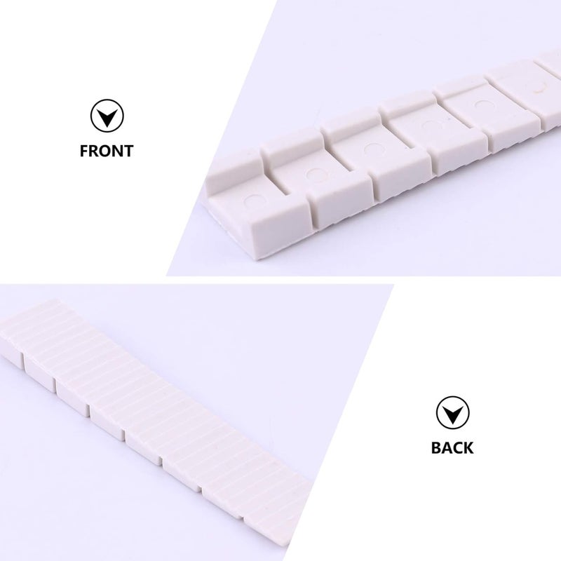 klarako 20 Pcs Gasket Toilet Shim Furniture Shims Construction Shims Adjustable Shims Spacers Desk Legs Restaurant Supplies Leveling Blocks Sofa Leveling Shims Home Improvement DIY Leveler - Image 2