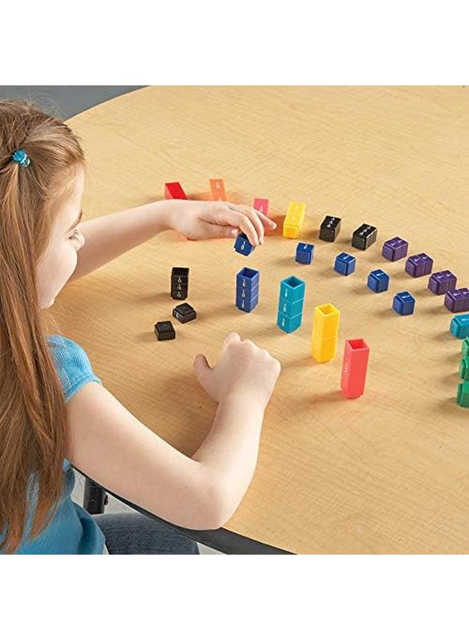 Learning Resources Fraction Tower Fraction Cubes 51 Pieces Multi Ler2510 - Image 4