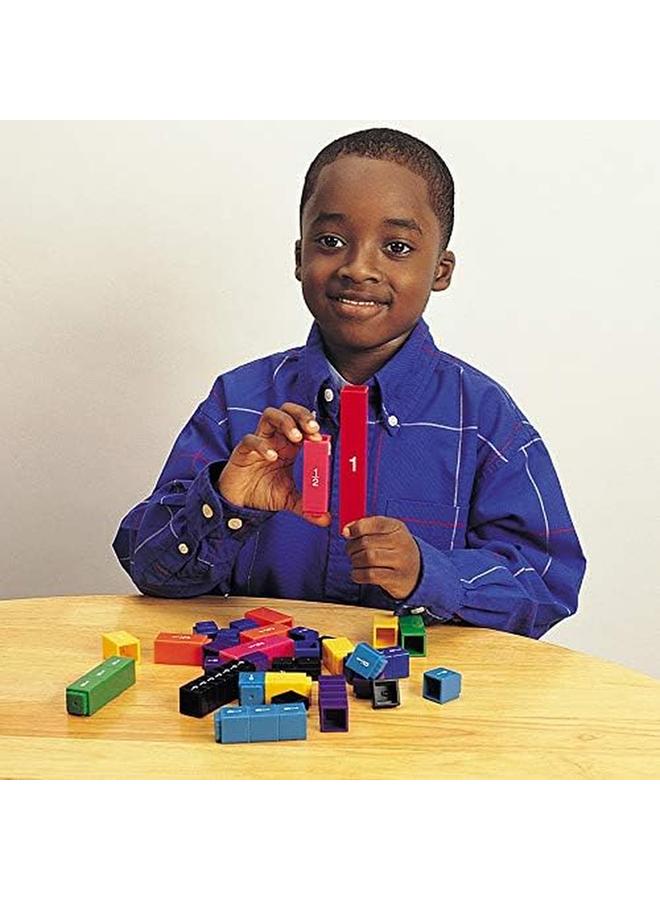 Learning Resources Fraction Tower Fraction Cubes 51 Pieces Multi Ler2510 - Image 3