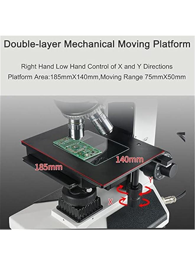 Arabest 360X-2900X Electron Metallurgical Microscope 12 Million Pixels USB2.0 Measuring Camera Support Image Splicing  - Image 5