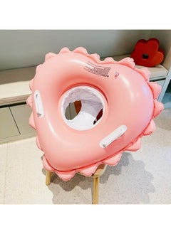 Goolsky 1Pc Heart-shaped Swimming Ring For Children, Thick PVC Material Swimming Ring, Summer Beach Swimming Ring Float  - Image 1