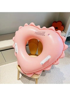 Goolsky 1Pc Heart-shaped Swimming Ring For Children, Thick PVC Material Swimming Ring, Summer Beach Swimming Ring Float  - Image 4