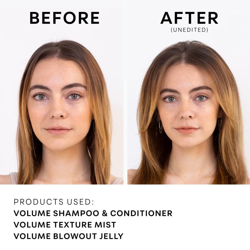 NatureLab. TOKYO NatureLab.TOKYO Perfect Volume Shampoo - Japanese Shampoo for Flat, Limp Hair - Restores Thickness, Builds Volume, and Reduces Breakage for Full, Bouncy Strands - Japanese Hair Care - 11.5oz - Image 3