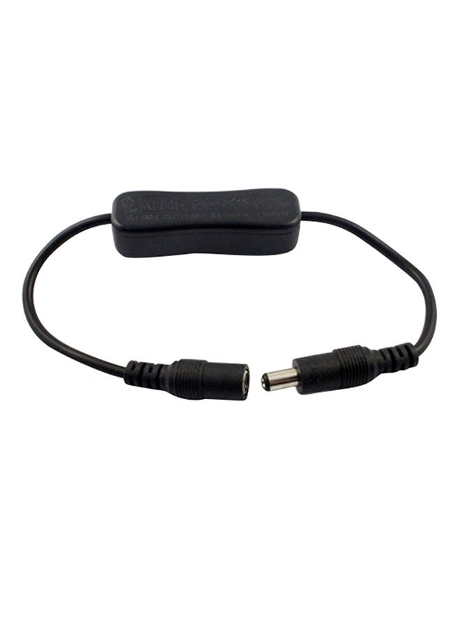 NIBEMINENT DC 12V Power Connector Cable 0.022kg Black 