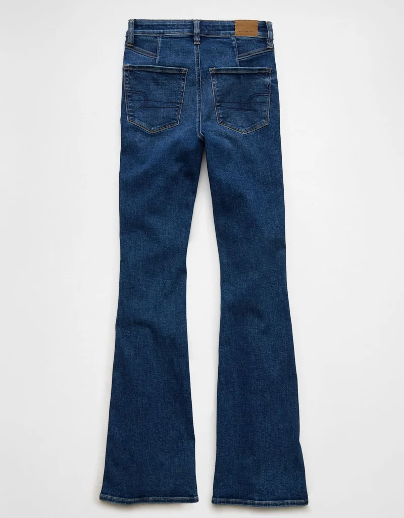 American Eagle  AE Next Level Super High-Waisted Flare Jean for Women | Best Price UAE