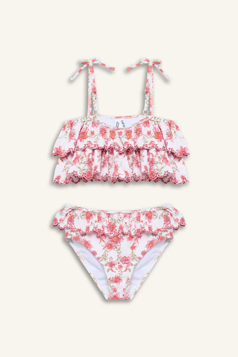 ديفاكتو Girl 2 piece Floral Woven Bikini
