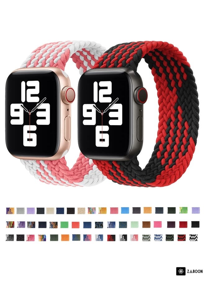 Generic - Nylon Single-turn Braided Watch Band Replacement Band For Apple Watch Series 8/7 38/40mm - Image 1