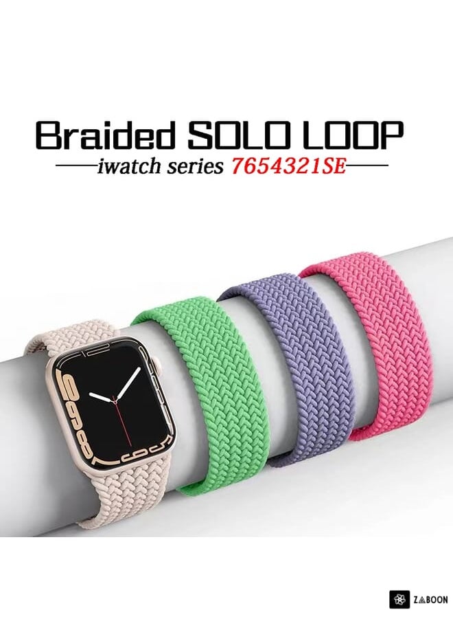 Generic - Nylon Single-turn Braided Watch Band Replacement Band For Apple Watch Series 8/7 38/40mm - Image 1