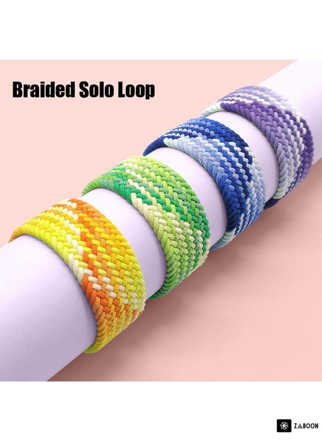 Generic - Nylon Single-turn Braided Watch Band Replacement Band For Apple Watch Series 8/7 38/40mm - Image 1
