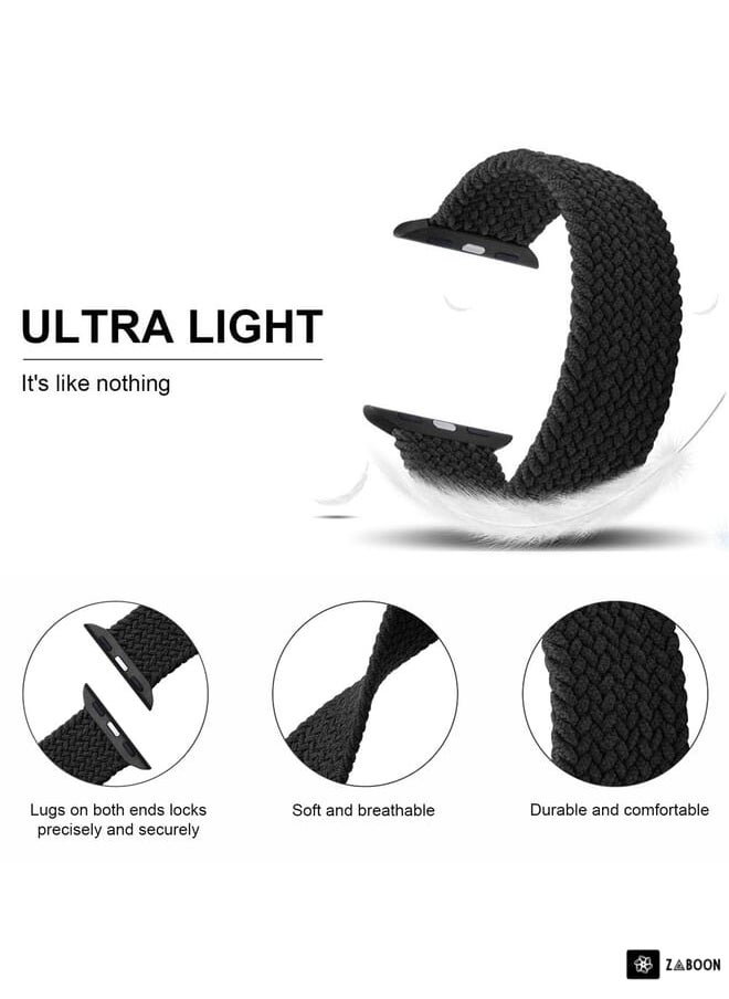 Generic - Nylon Single-turn Braided Watch Band Replacement Band For Apple Watch Series 8/7 38/40mm - Image 1