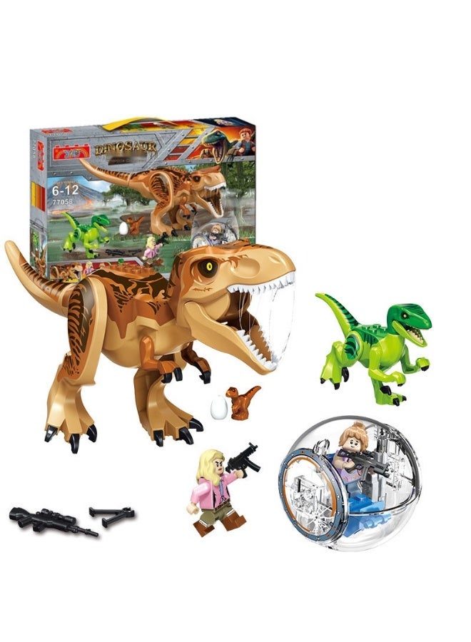 NIBEMINENT Jurassic Dinosaur T-Rex Building Block Set