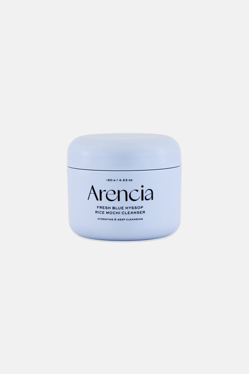 arencia Fresh Blue Hyssop Rice Mochi Cleanser 120 g - Image 1